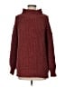Tina + Jo Burgundy Turtleneck Sweater Size S - photo 1
