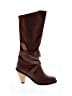 REPORT 100% Leather Brown Boots Size 8 1/2 - photo 1