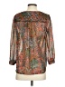 Edme & Esyllte 100% Polyester Paisley Orange 3/4 Sleeve Blouse Size 4 - photo 2