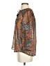 Edme & Esyllte 100% Polyester Paisley Orange 3/4 Sleeve Blouse Size 4 - photo 5