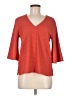 Ann Taylor Red 3/4 Sleeve Blouse Size M - photo 1