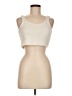 If It Were Me 100% Polyester Ivory Tank Top Size M - photo 1