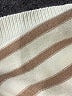 Unbranded 100% Acrylic Stripes Tan Pullover Sweater Size M - photo 7