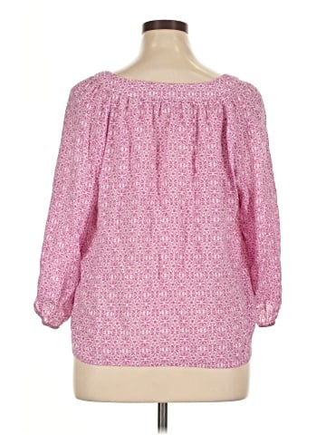 Counterparts 3/4 Sleeve Blouse (view 2)
