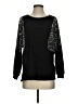 Lovely J Animal Print Black Pullover Sweater Size S - photo 1