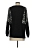 Lovely J Animal Print Black Pullover Sweater Size S - photo 2