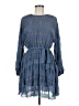 Glam 100% Polyester Blue Casual Dress Size M - photo 1