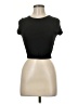 Shein Black Short Sleeve Turtleneck Size M - photo 1