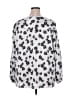 Lane Bryant Silver Long Sleeve Blouse Size 20 - photo 2
