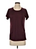 Assorted Brands Solid Burgundy Active T-Shirt Size S - photo 1