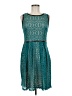 En Focus Studio 100% Polyester Teal Cocktail Dress Size 8 - photo 1