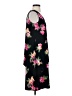 Susan Graver Floral Black Casual Dress Size XXS - photo 4