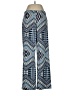 I.N. Studio Print Blue Casual Pants Size M - photo 1