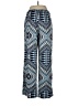 I.N. Studio Print Blue Casual Pants Size M - photo 2
