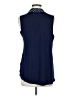 Fenn Wright Manson 100% Polyester Polka Dots Blue Sleeveless Blouse Size M - photo 2