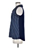 Fenn Wright Manson 100% Polyester Polka Dots Blue Sleeveless Blouse Size M - photo 5