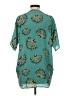 Tucker Teal Short Sleeve Blouse Size P (petite) - photo 2