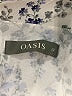 oasis 100% Viscose Silver Tube Top Size 12 - photo 7
