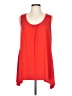 Slinky Brand Red Sleeveless Blouse Size L - photo 1