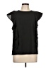 Glam 100% Polyester Black Sleeveless Blouse Size L - photo 1