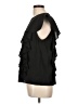 Glam 100% Polyester Black Sleeveless Blouse Size L - photo 5