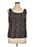 Alex Evenings Black Sleeveless Top Size 1X - photo 1