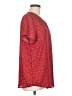 Renee C. Hearts Red Short Sleeve Blouse Size M - photo 4