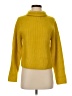 Antonio Melani Solid Yellow Turtleneck Sweater Size XS - photo 1