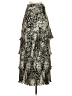 Zara Animal Print Black Formal Skirt Size XS - photo 2