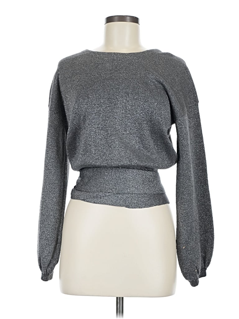 Pre-owned Jcrew Pullover Sweater In Gray