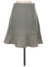 Essue Solid Gray Casual Skirt Size S - photo 2