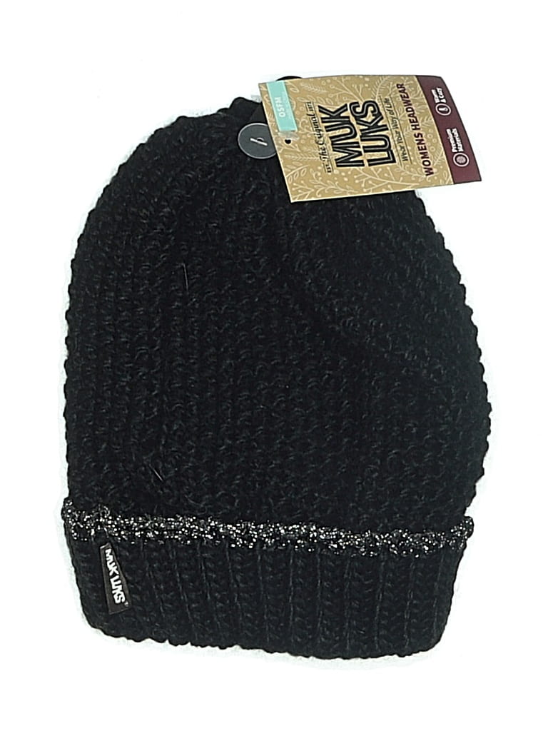 Muk Luks Beanie Hat In Black