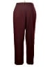 Susan Lucci 100% Polyester Solid Burgundy Casual Pants Size 14 - photo 1