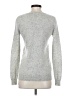C by Bloomingdales 100% Cashmere Silver Cashmere Pullover Sweater Size S - photo 2
