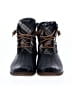 Sperry Top Sider Plaid Black Blue Rain Boots Size 8 1/2 - photo 2