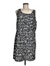MNG by Mango Print Black Casual Dress Size 8 - photo 1