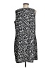 MNG by Mango Print Black Casual Dress Size 8 - photo 2