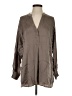 Vince. Gray Long Sleeve Blouse Size S - photo 1