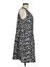 MNG by Mango Print Black Casual Dress Size 8 - photo 4