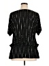 Fashion Bug Black Short Sleeve Blouse Size 1X - photo 2