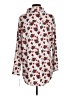 Lularoe Floral White Long Sleeve Blouse Size M - photo 2