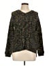 Time and Tru Tweed Green Pullover Sweater Size L - photo 1