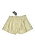Haute 100% Polyester Solid Gold Khaki Shorts Size M - photo 1