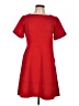 New Directions Solid Red Casual Dress Size 10 - photo 1