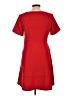 New Directions Solid Red Casual Dress Size 10 - photo 2
