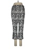 Chico's Paisley Silver Casual Pants Size Med (1) - photo 2