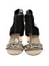 Pelle Moda 100% Leather Ivory Black Sandals Size 9 - photo 2
