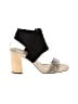 Pelle Moda 100% Leather Ivory Black Sandals Size 9 - photo 1