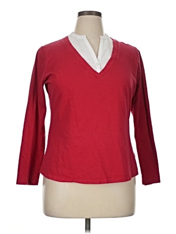Riders by Lee 3/4 Sleeve Top (view 1)