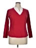 Riders by Lee 100% Cotton Red 3/4 Sleeve Top Size XL - photo 1